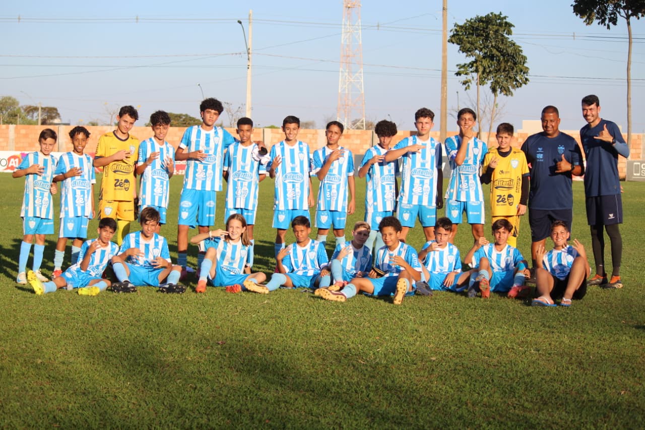 CRAC Sub-13 vence AA São Cristóvão por 2 a 0 na estreia da Copa Goiás da 3ª Divisão