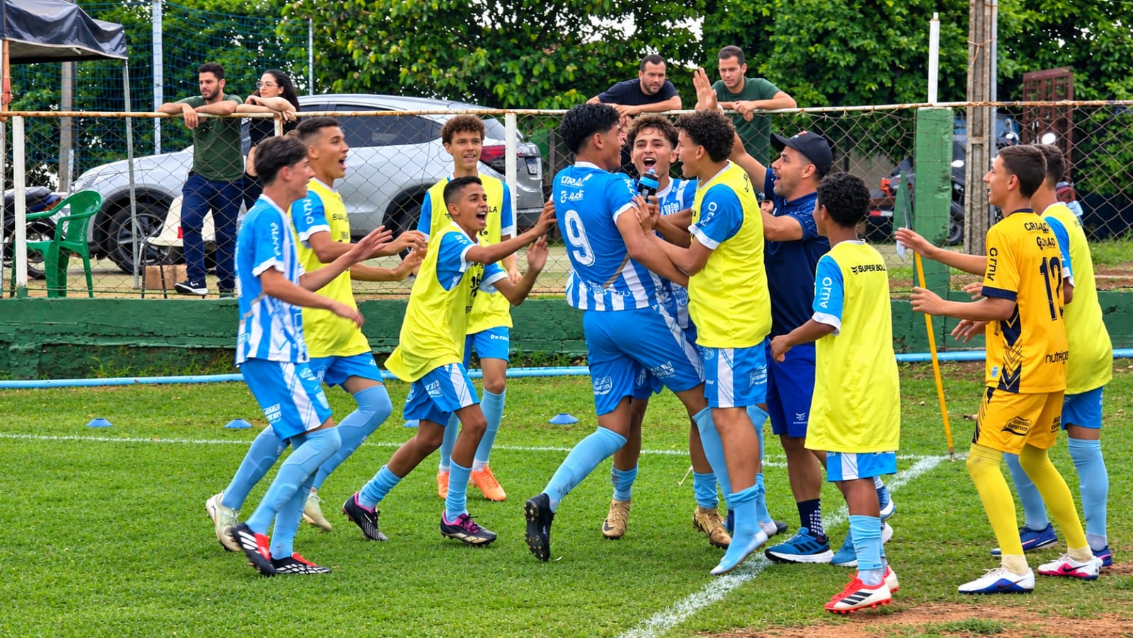 CRAC vence o Real Clube por 2 a 0 e larga em vantagem na segunda fase da Copa Goiás Sub-15